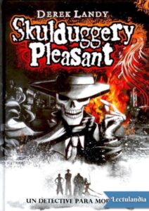 Portada de Skulduggery Pleasant
