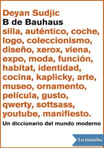 Portada de B de Bauhaus