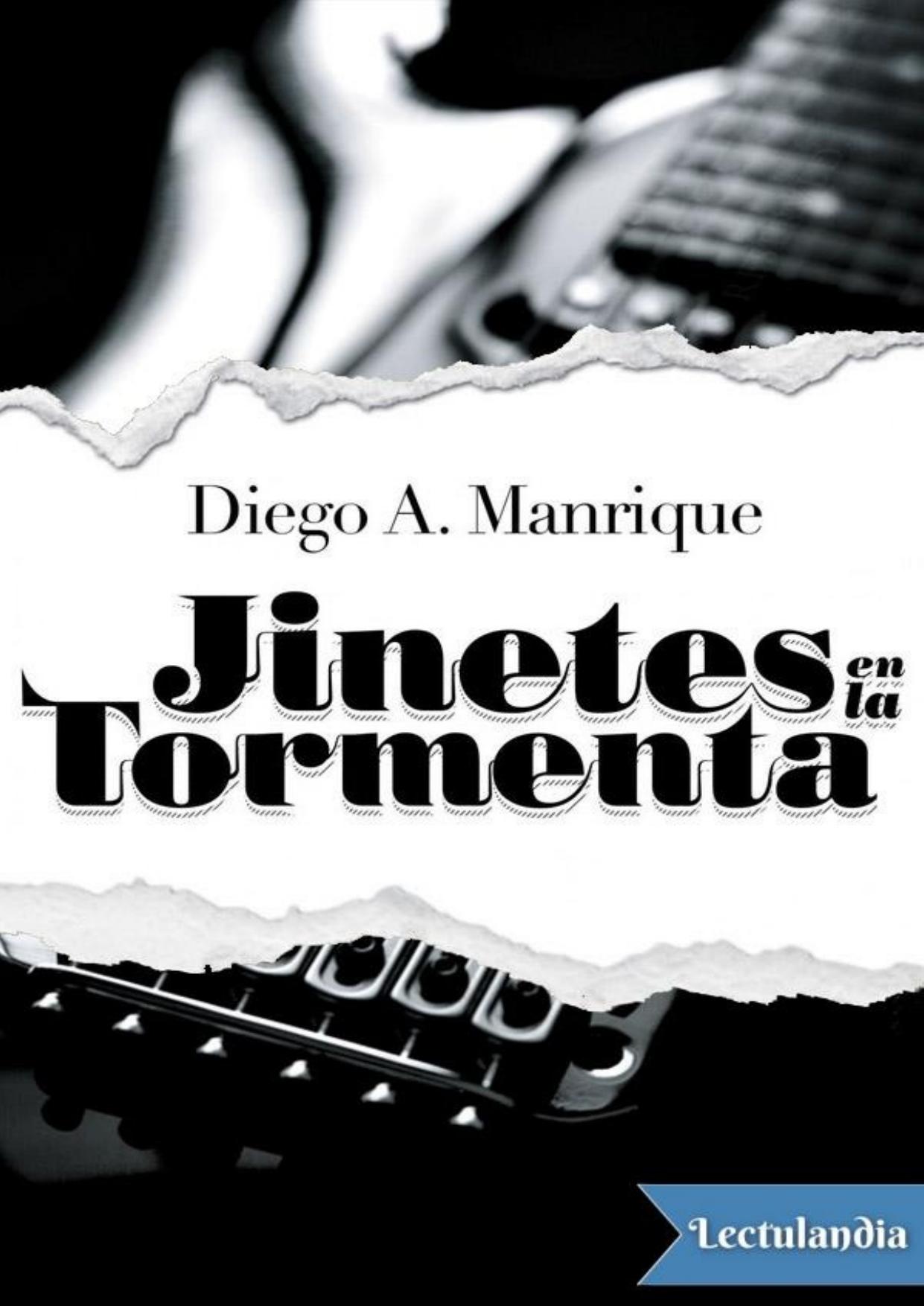 Jinetes en la tormenta de Diego Manrique, portada del libro