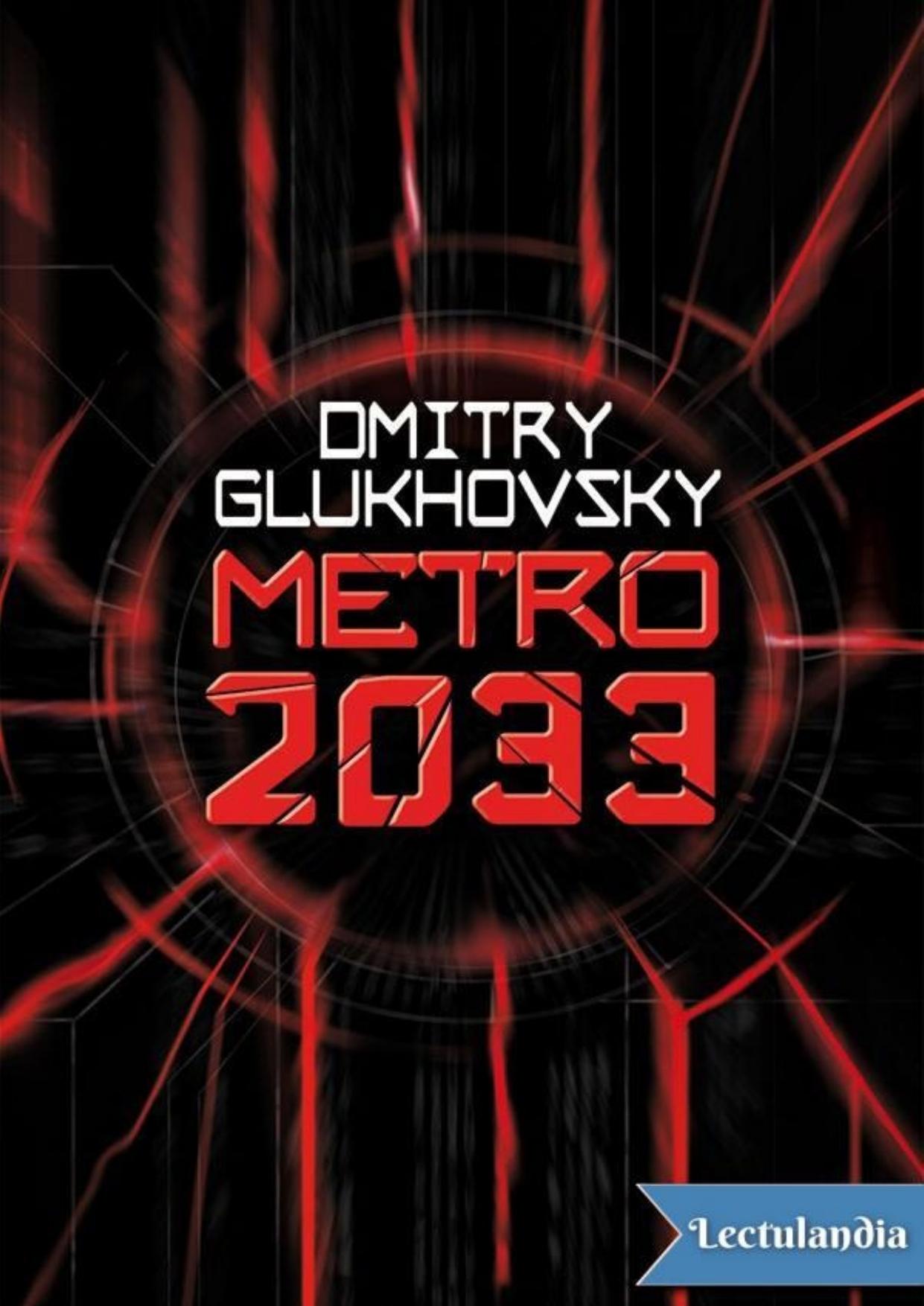 Metro 2033 de Dmitry Glukhovsky, portada del libro