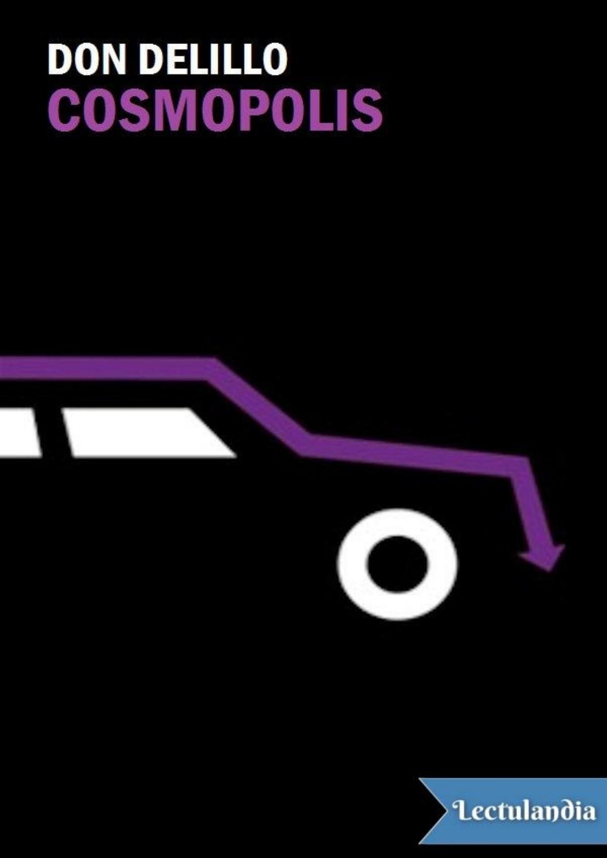 Cosmópolis de Don DeLillo, portada del libro