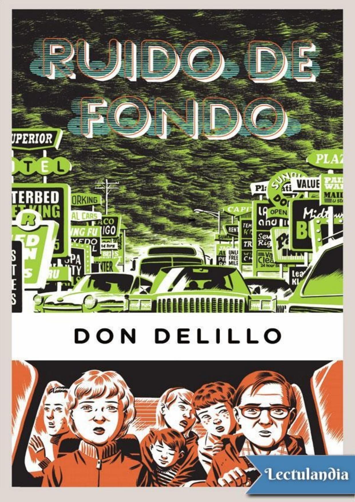 Ruido de fondo de Don DeLillo, portada del libro