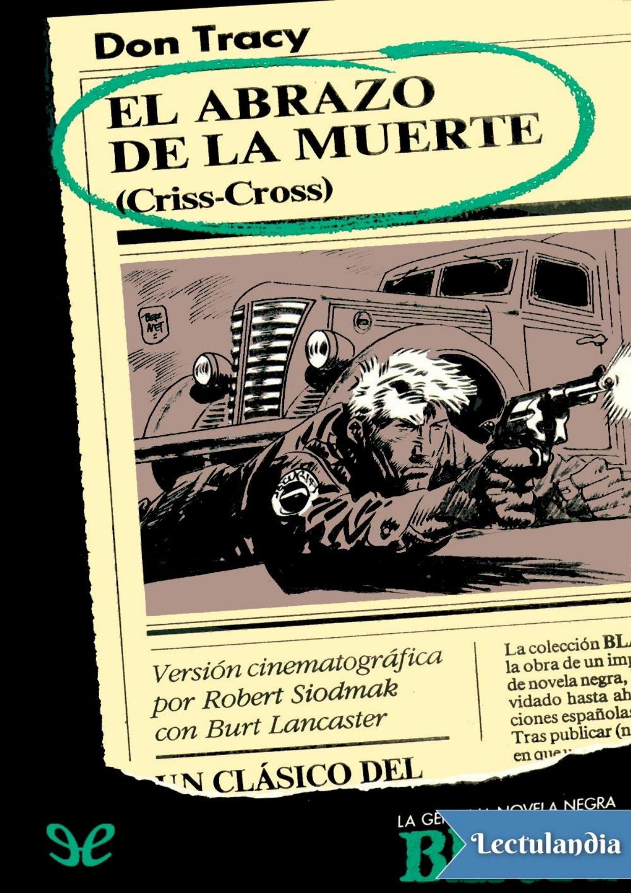 El abrazo de la muerte de Don Tracy, portada del libro
