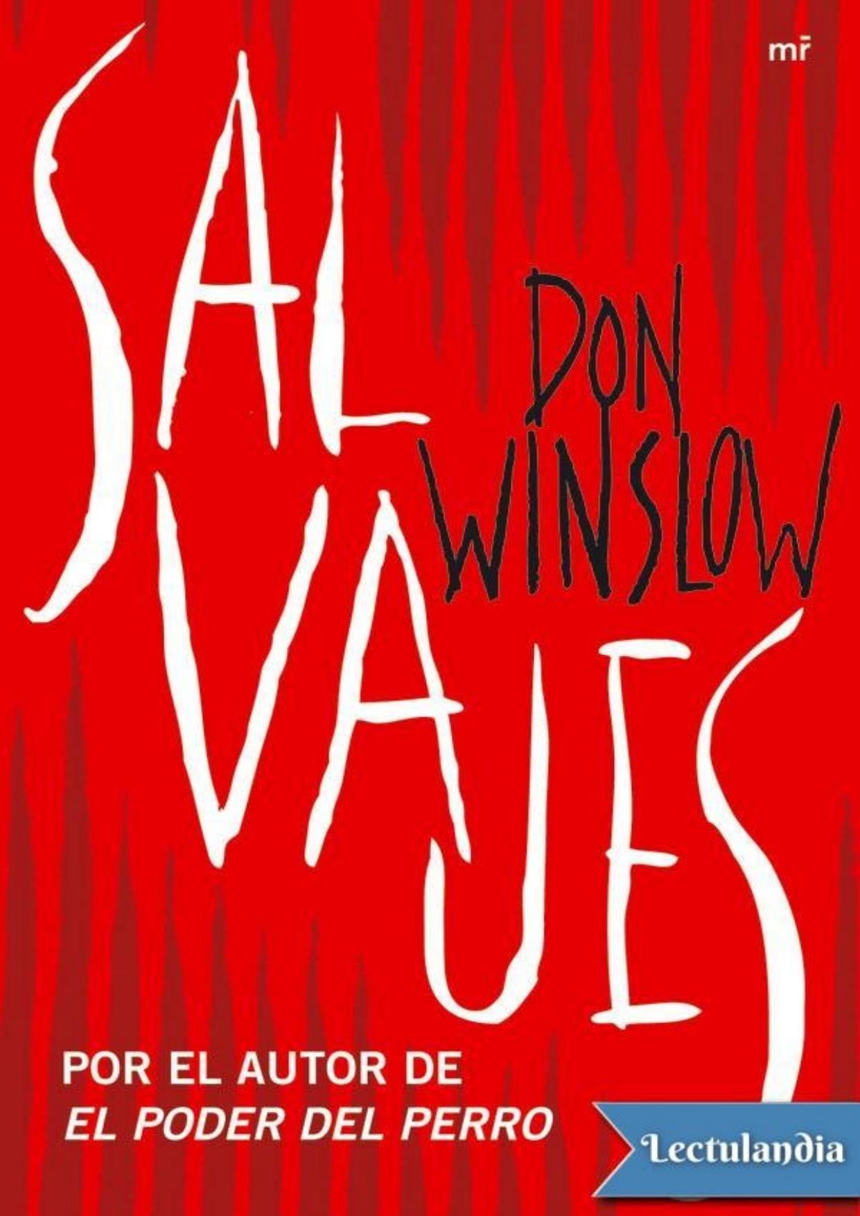 Salvajes de Don Winslow, portada del libro