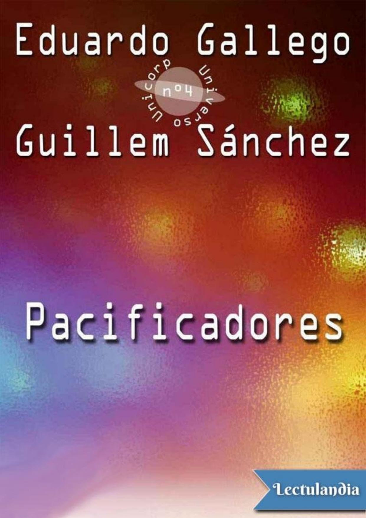 Pacificadores de Eduardo Gallego, portada del libro