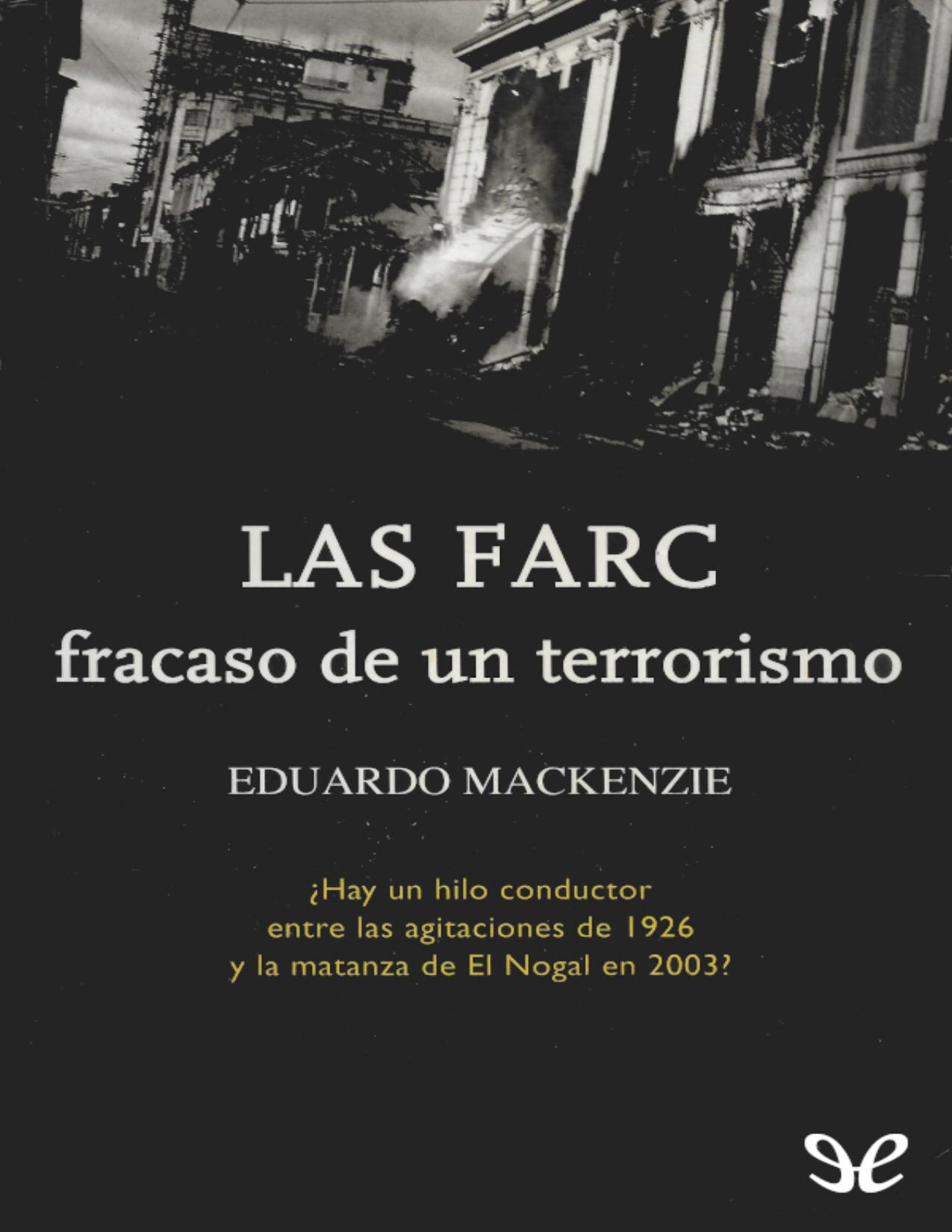 Las FARC de Eduardo Mackenzie, portada del libro
