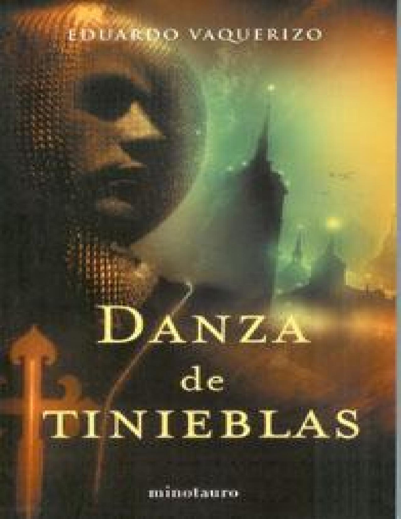 Danza de tinieblas de Eduardo Vaquerizo, portada del libro