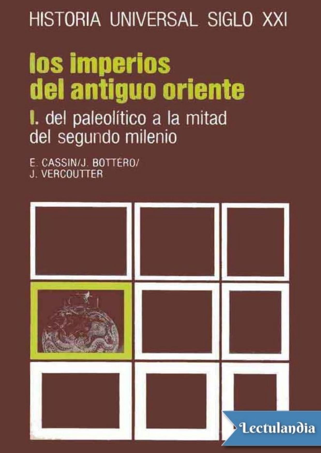 Los imperios del Antiguo Oriente I de Elena Cassin, portada del libro