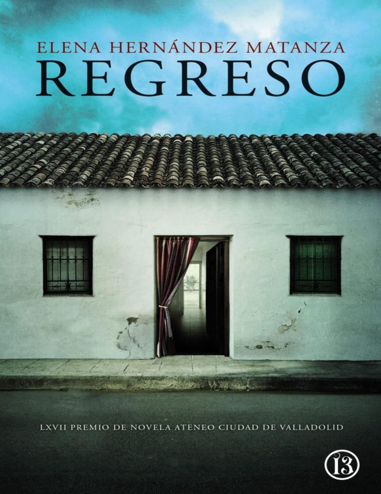 Regreso de Elena Hernandez Matanza, portada del libro