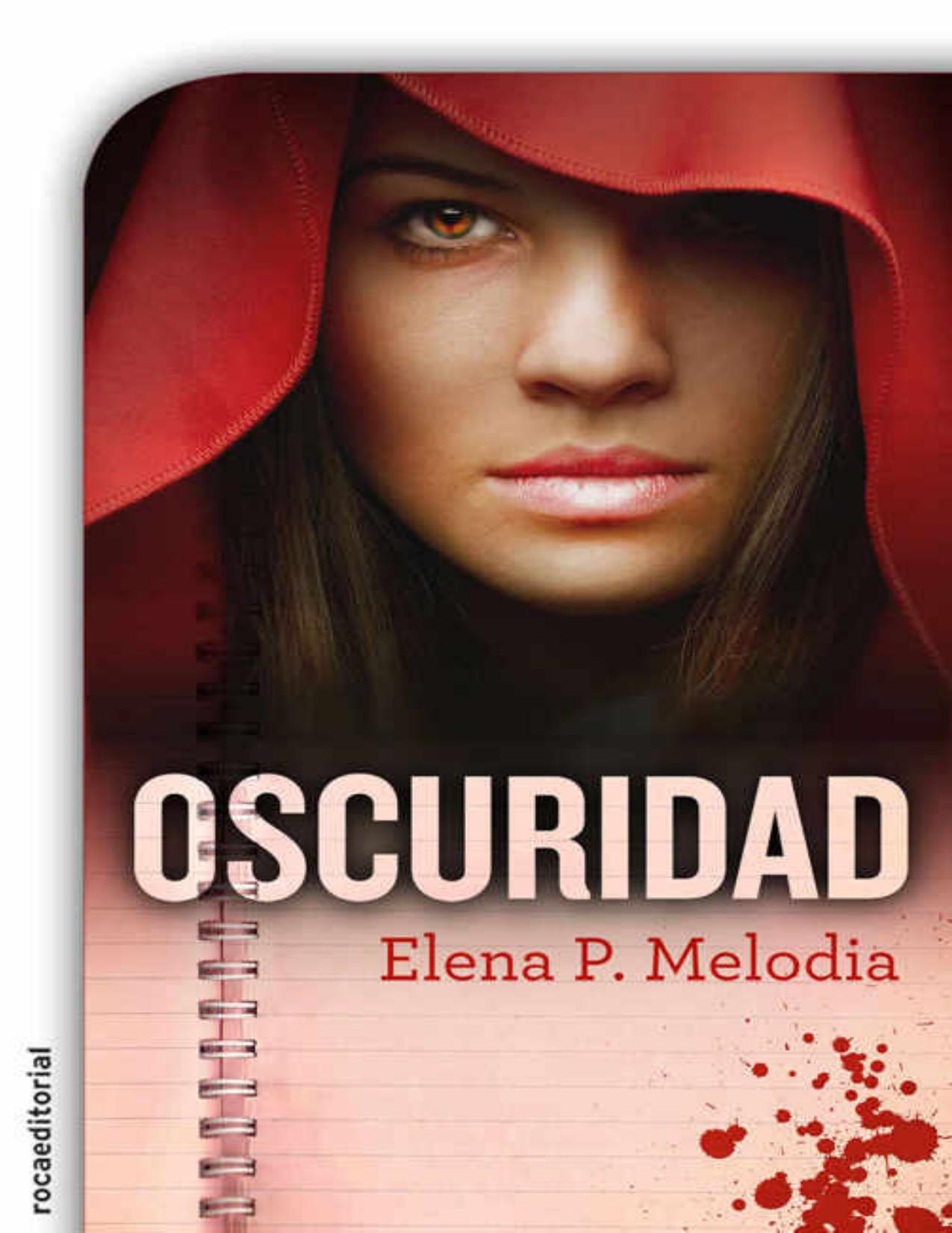 Oscuridad de Elena P. Melodia, portada del libro