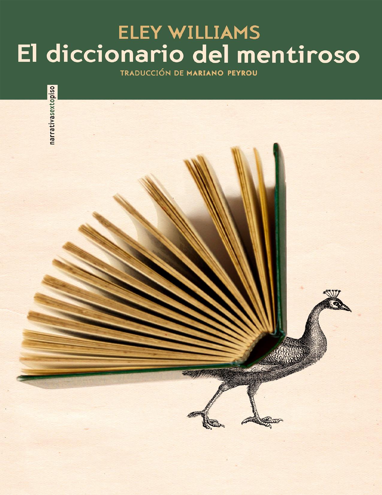 El diccionario del mentiroso de Eley Williams, portada del libro