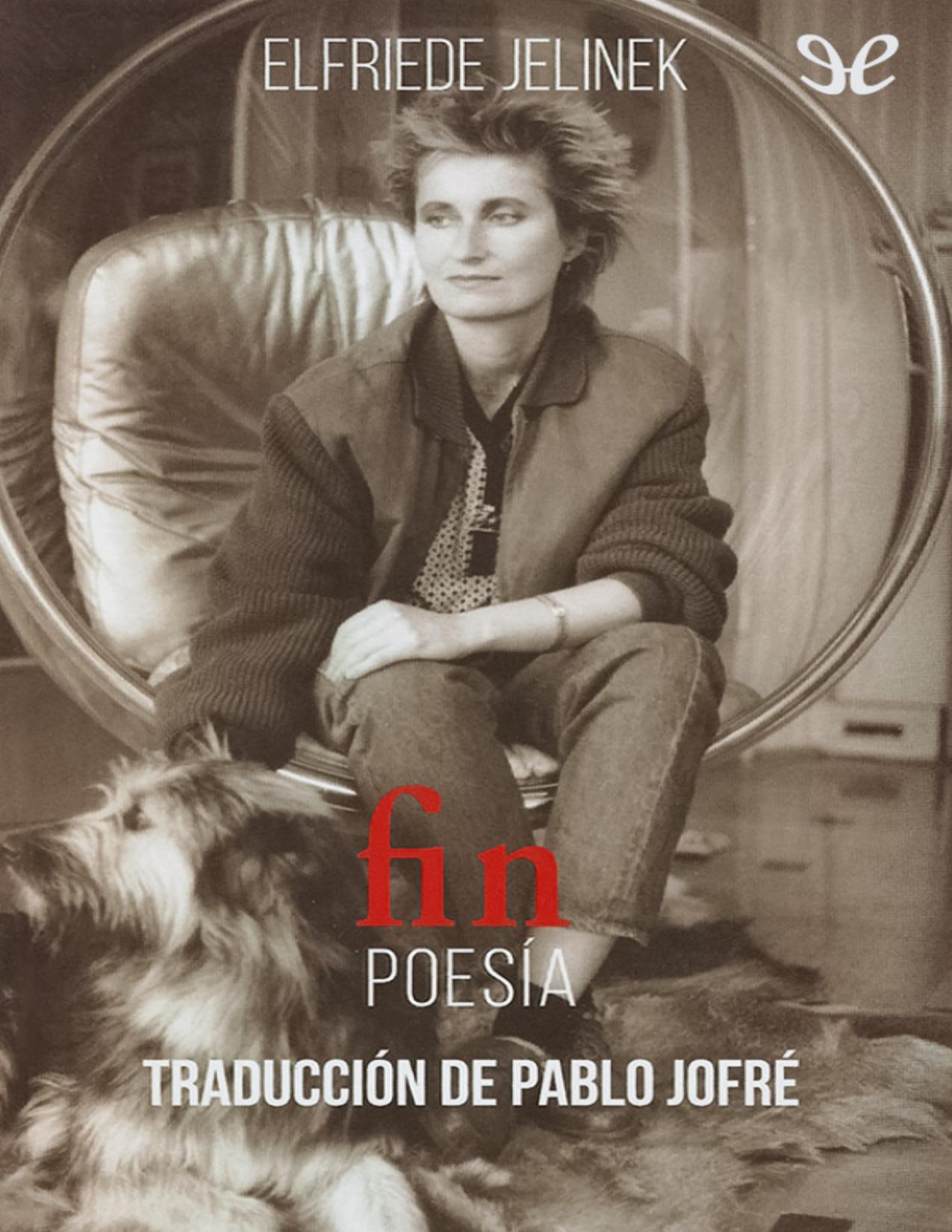 Fin de Elfriede Jelinek, portada del libro