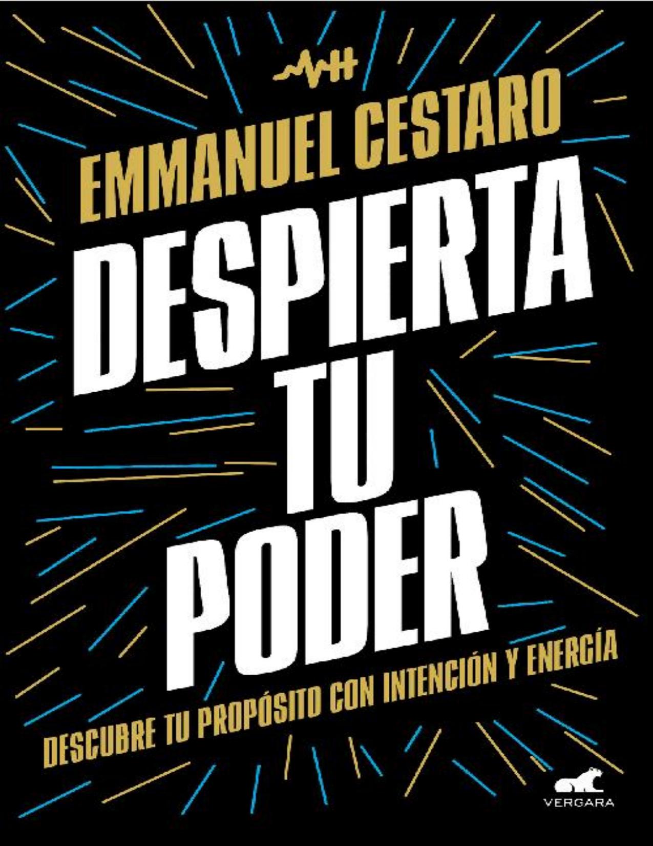 Despierta tu poder de Emmanuel Cestaro, portada del libro