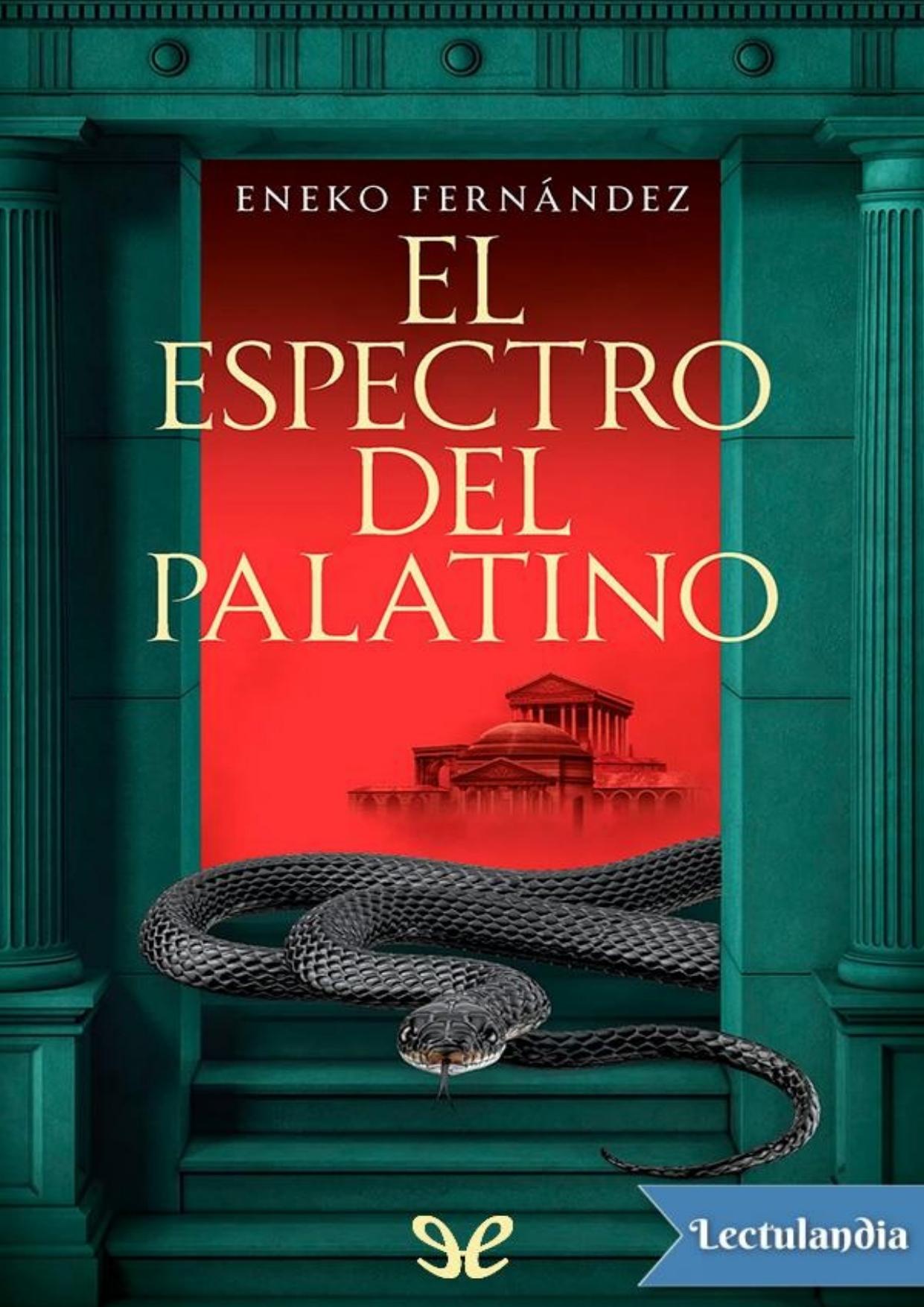 El espectro del Palatino de Eneko Fernández, portada del libro