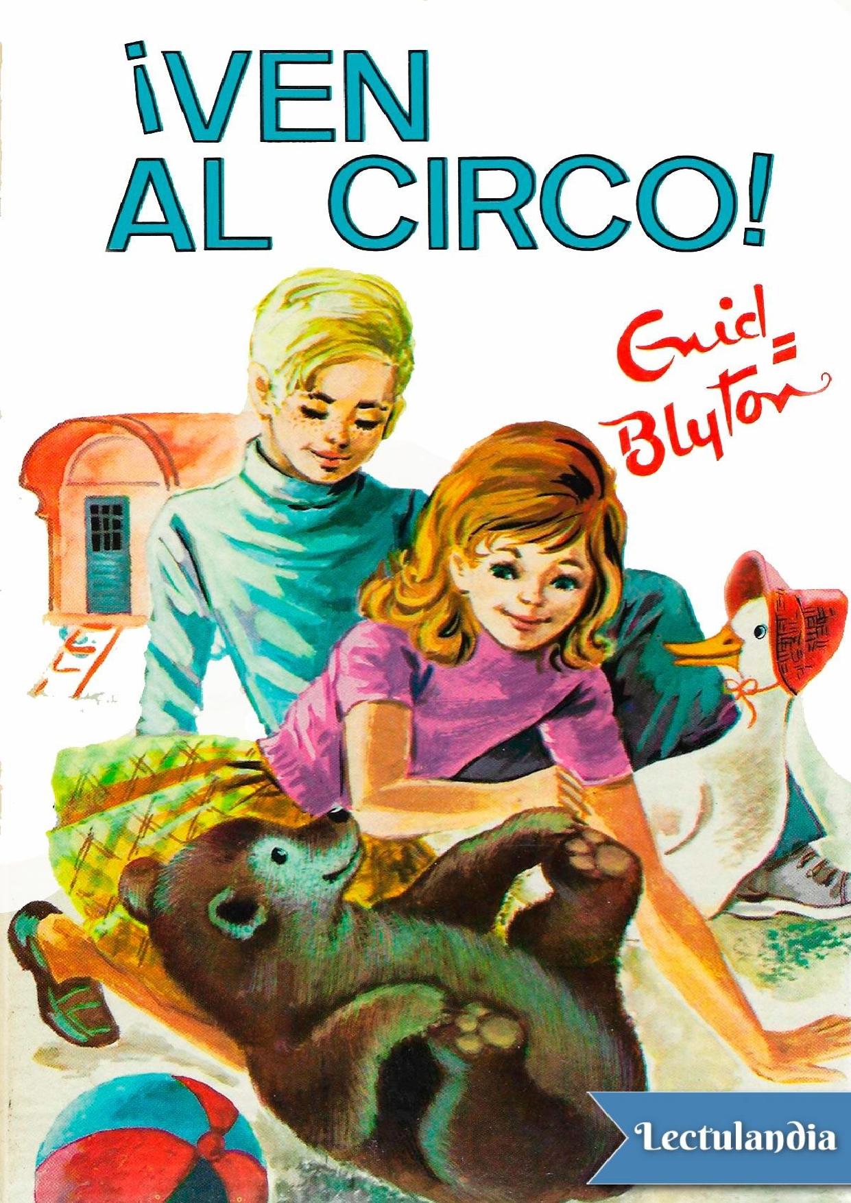 ¡Ven al circo! de Enid Blyton, portada del libro