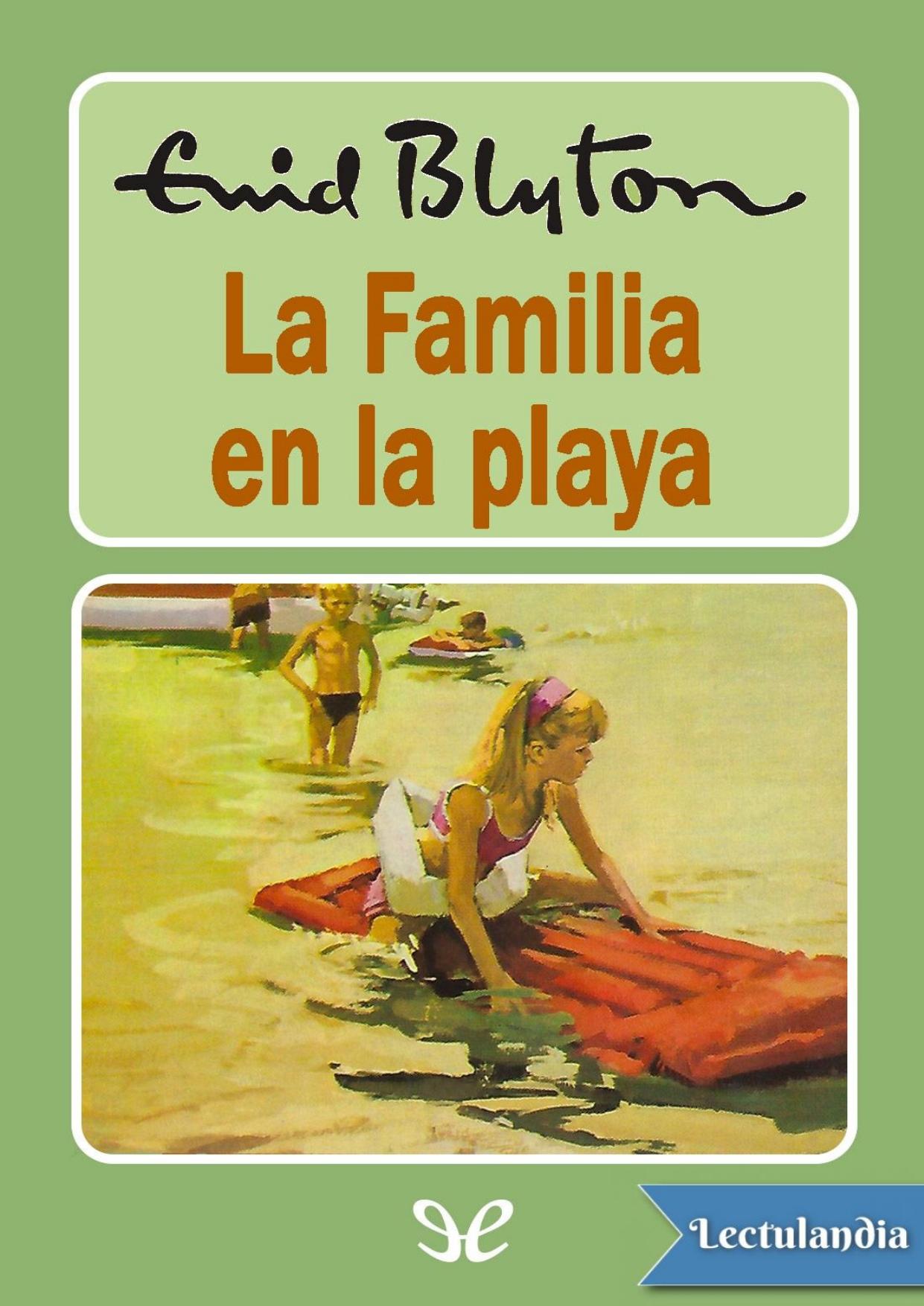 La familia en la playa de Enid Blyton, portada del libro