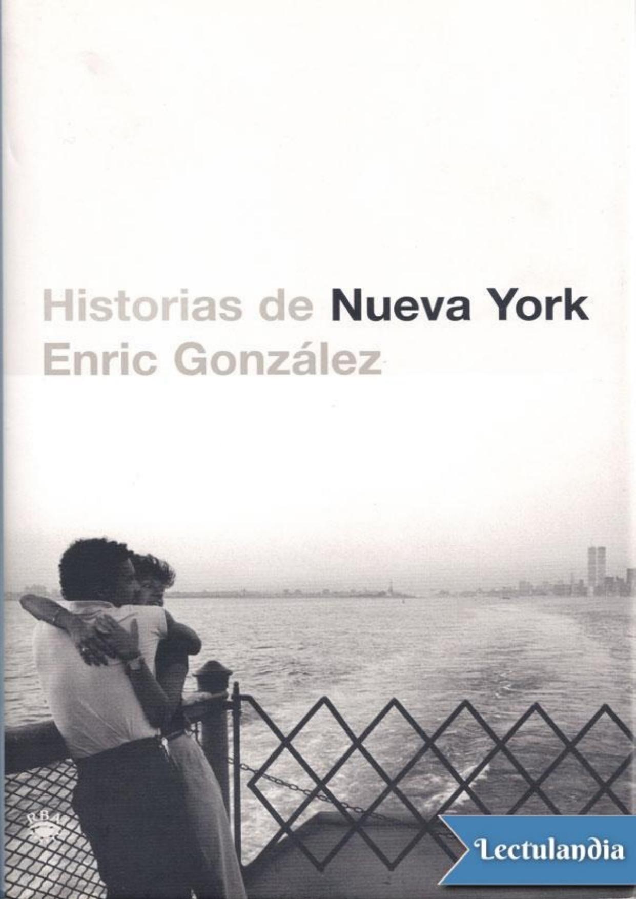 Historias de Nueva York de Enric González, portada del libro