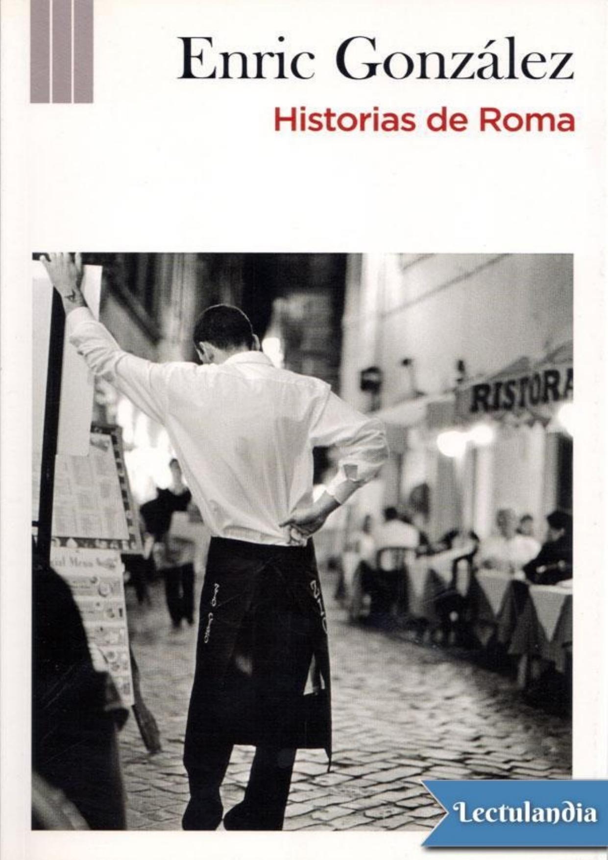 Historias de Roma de Enric González, portada del libro