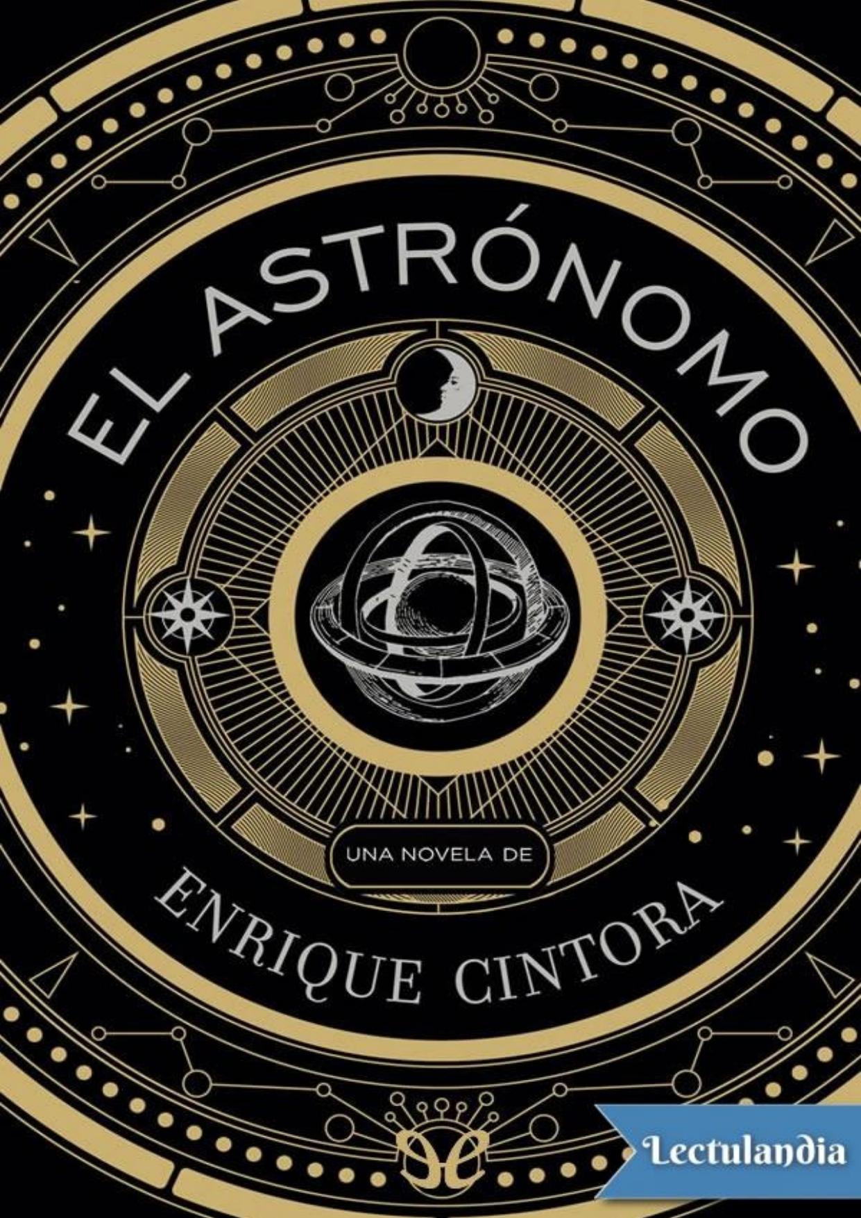 El astrónomo de Enrique Cintora, portada del libro
