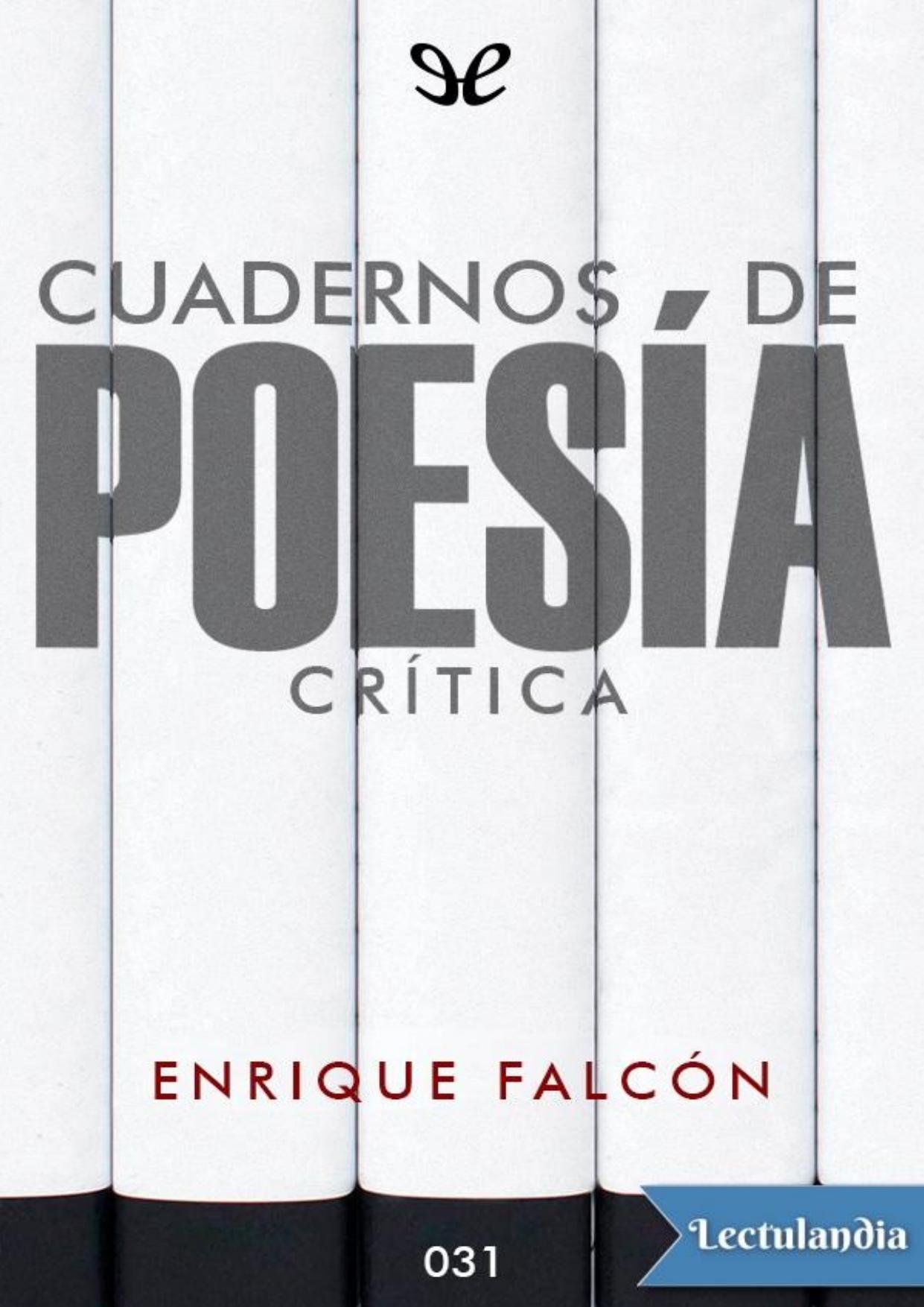 Enrique Falcón de Enrique Falcón, portada del libro