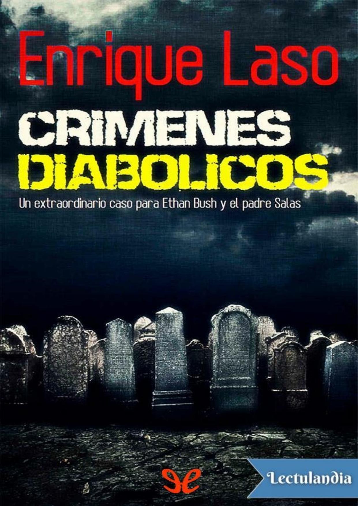 Crímenes diabólicos de Enrique Laso, portada del libro