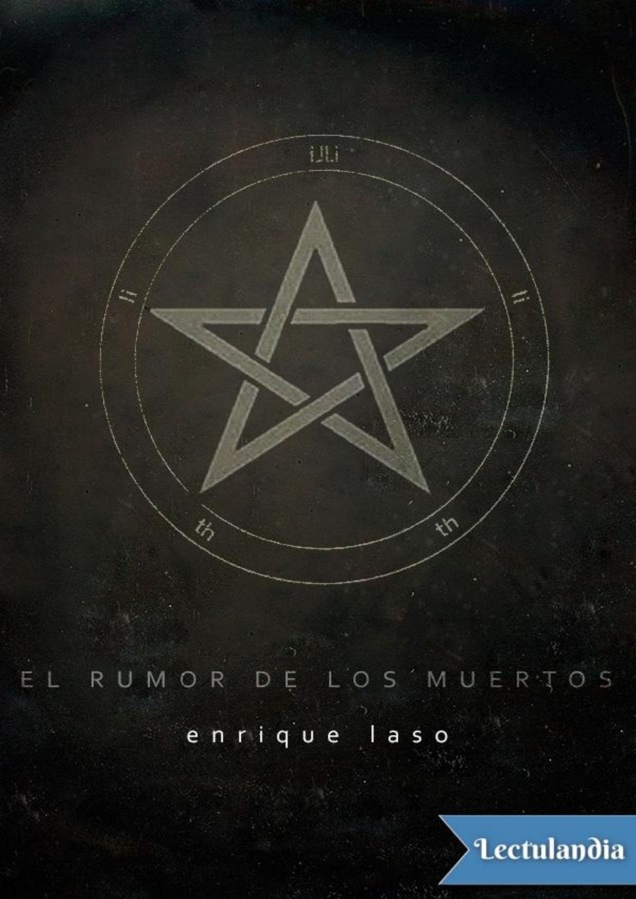 El Rumor de los Muertos de Enrique Laso, portada del libro