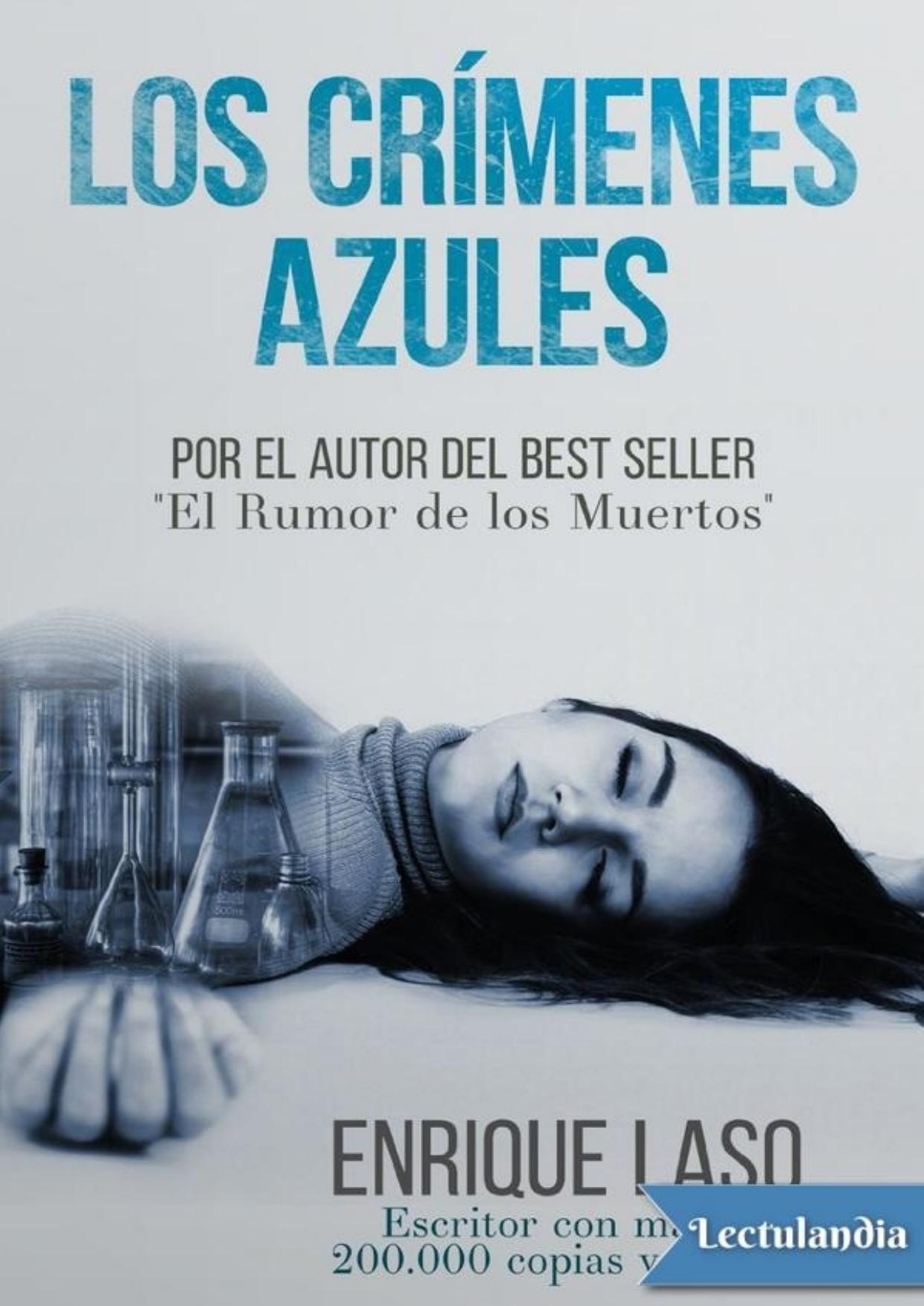Los crímenes azules de Enrique Laso, portada del libro