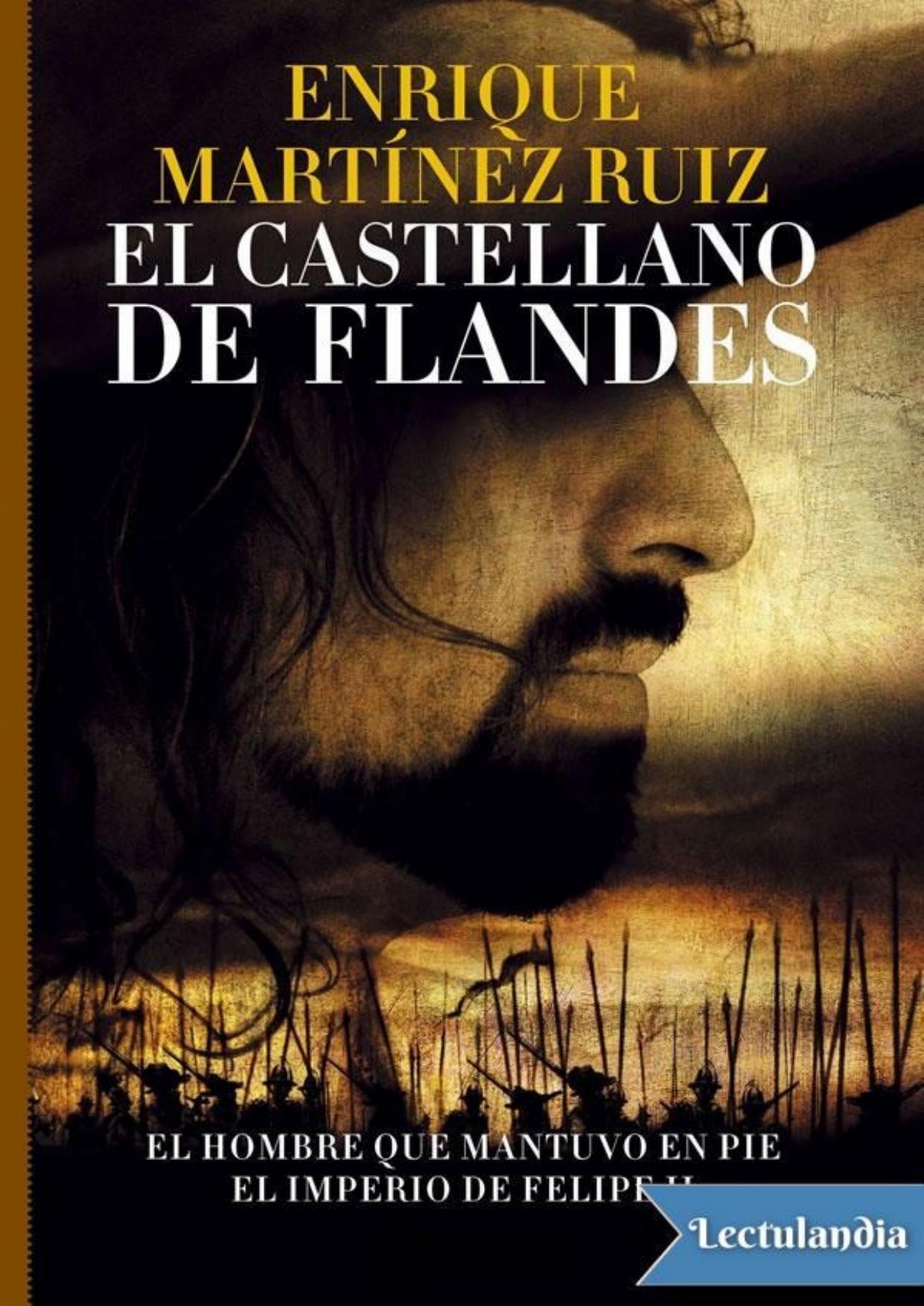 El castellano de Flandes de Enrique Martínez Ruiz, portada del libro