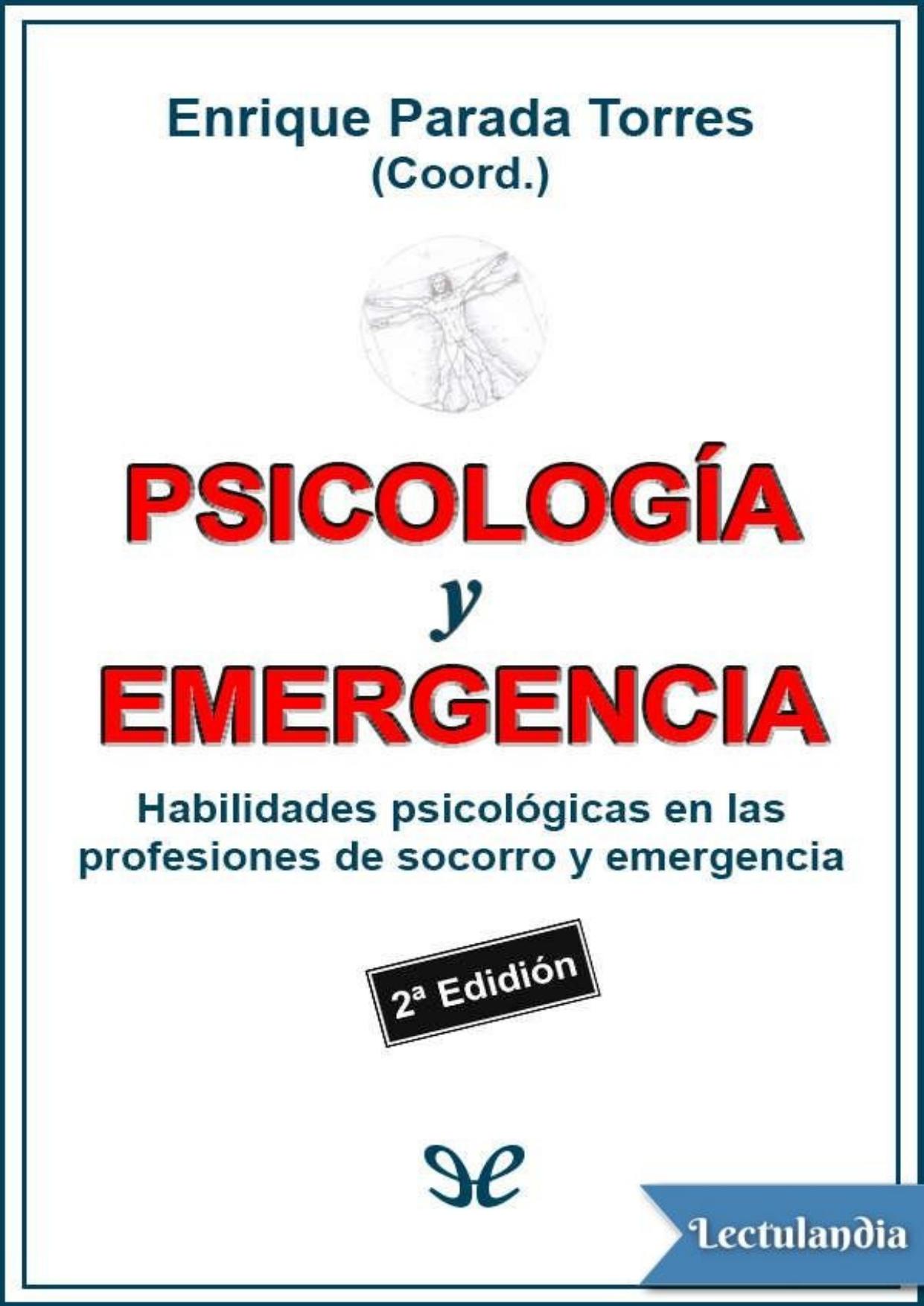 Psicología y emergencia de Enrique Parada Torres, portada del libro