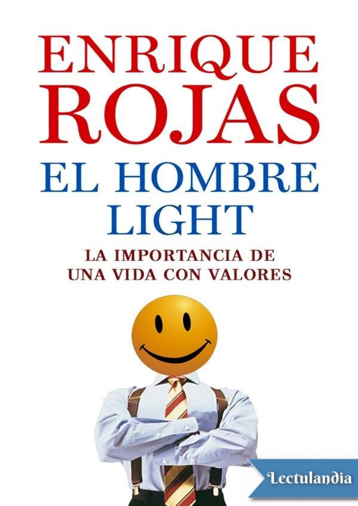 El hombre light de Enrique Rojas, portada del libro
