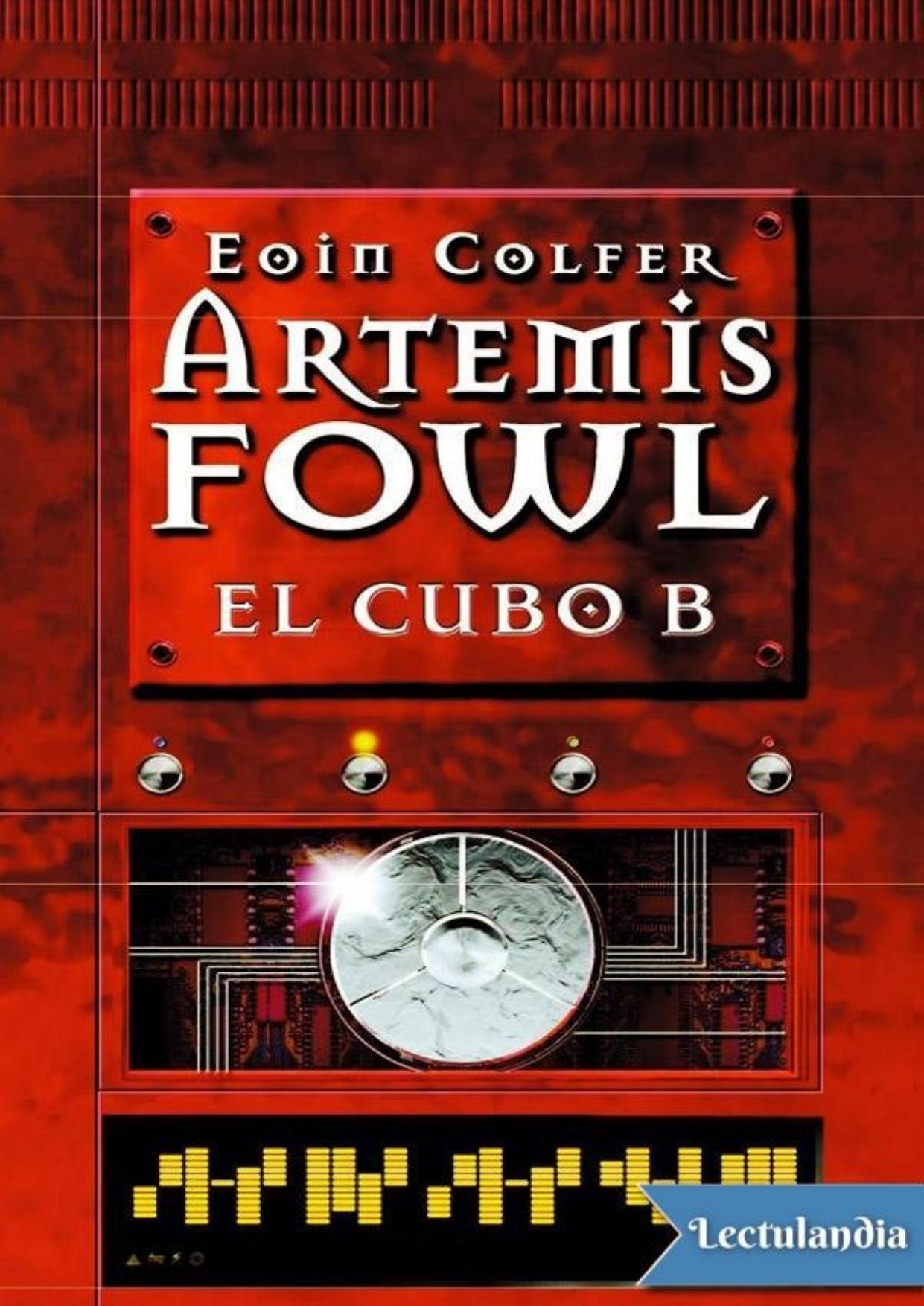 El cubo B de Eoin Colfer, portada del libro