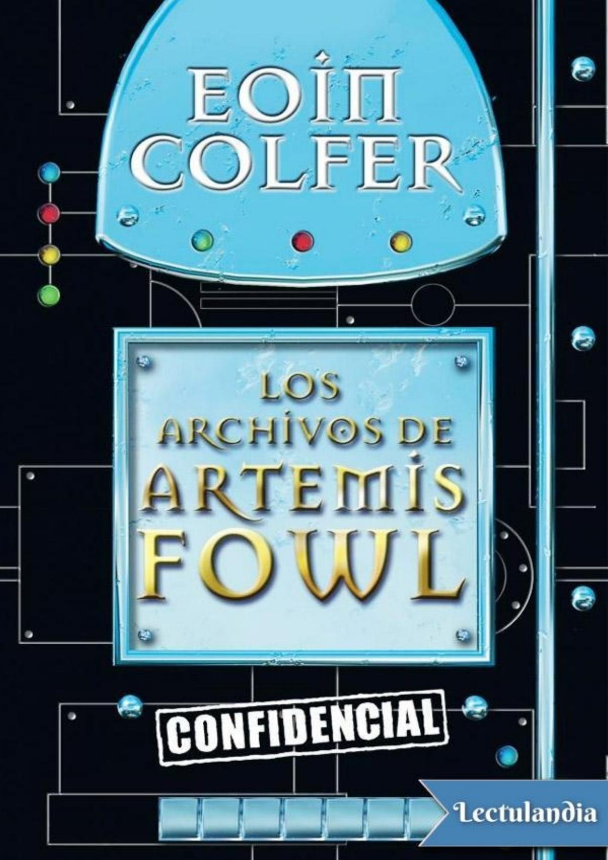 Los archivos de Artemis Fowl de Eoin Colfer, portada del libro