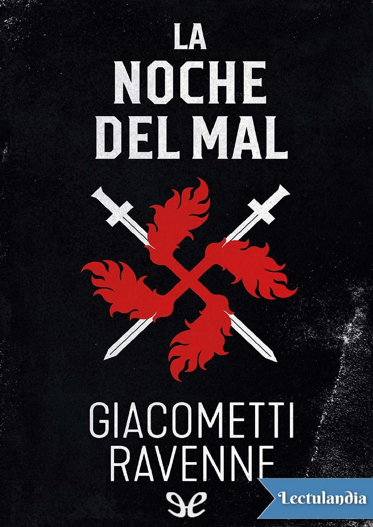 La noche del mal de Éric Giacometti, portada del libro