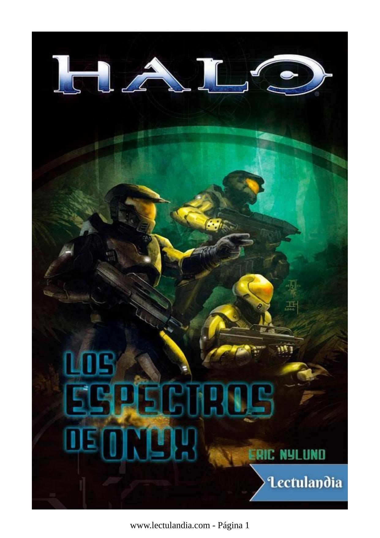 Los espectros de Onyx de Eric S. Nylund, portada del libro