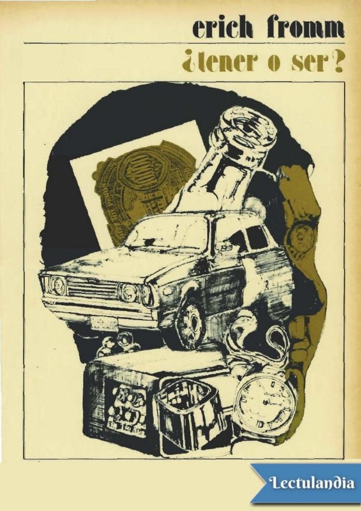 ¿Tener o ser? de Erich Fromm, portada del libro