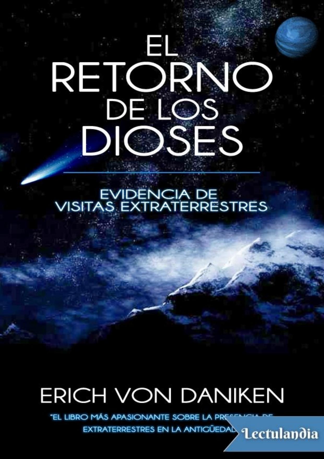 El retorno de los dioses de Erich von Däniken, portada del libro
