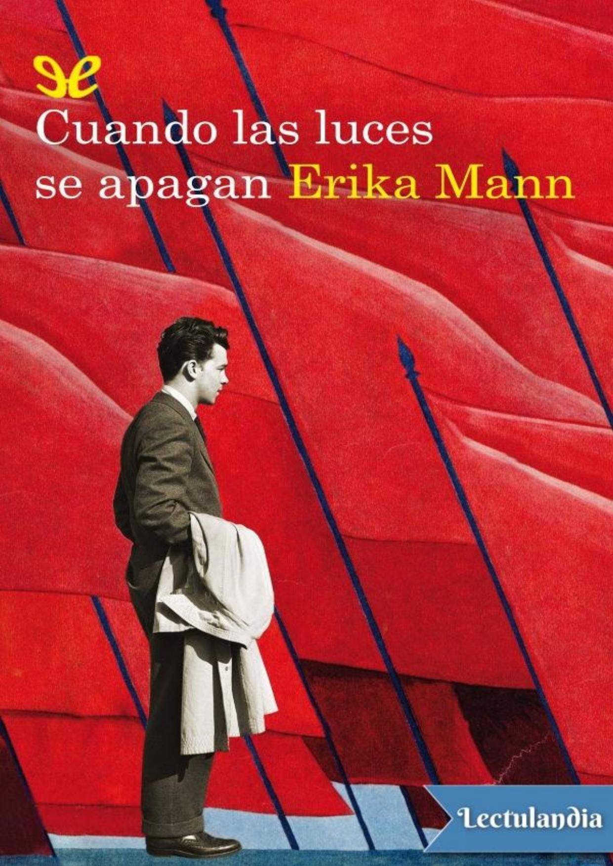 Cuando las luces se apagan de Erika Mann, portada del libro
