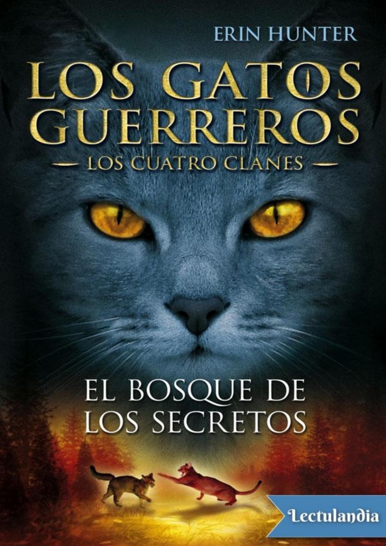 El bosque de los secretos de Erin Hunter, portada del libro