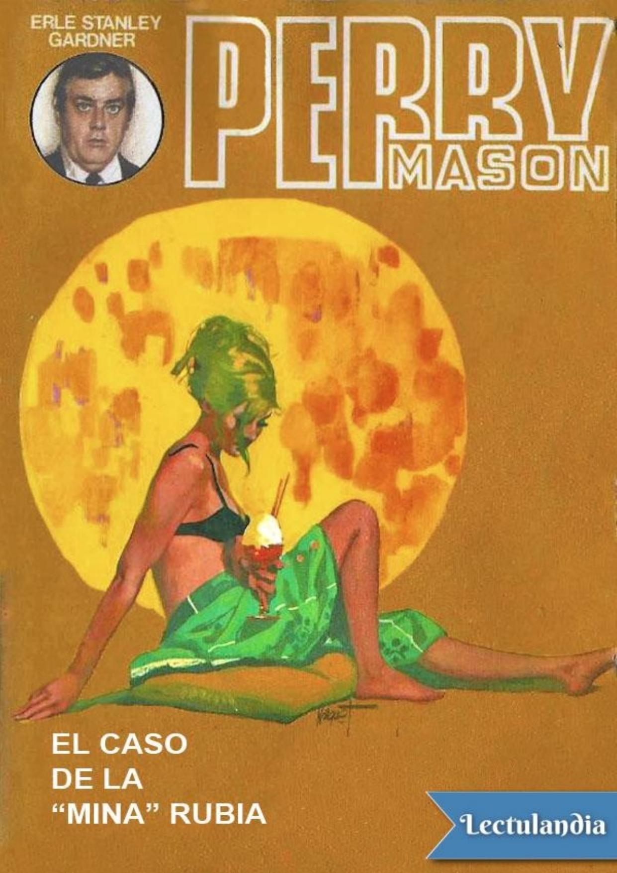 El caso de la mina rubia de Erle Stanley Gardner, portada del libro