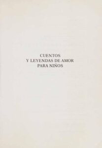 Portada de Cuentos y leyendas de amor para niños