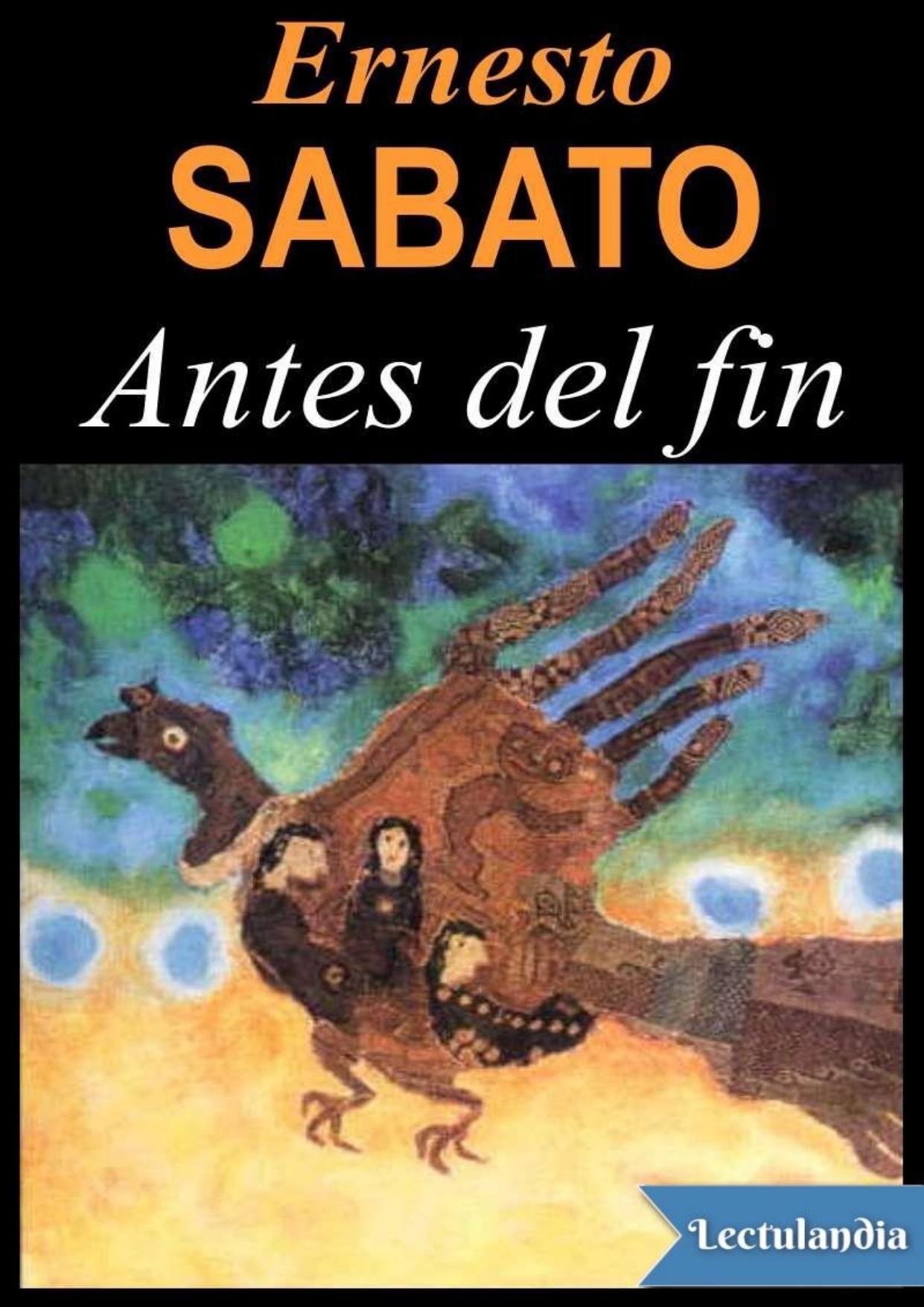 Antes del fin de Ernesto Sabato, portada del libro