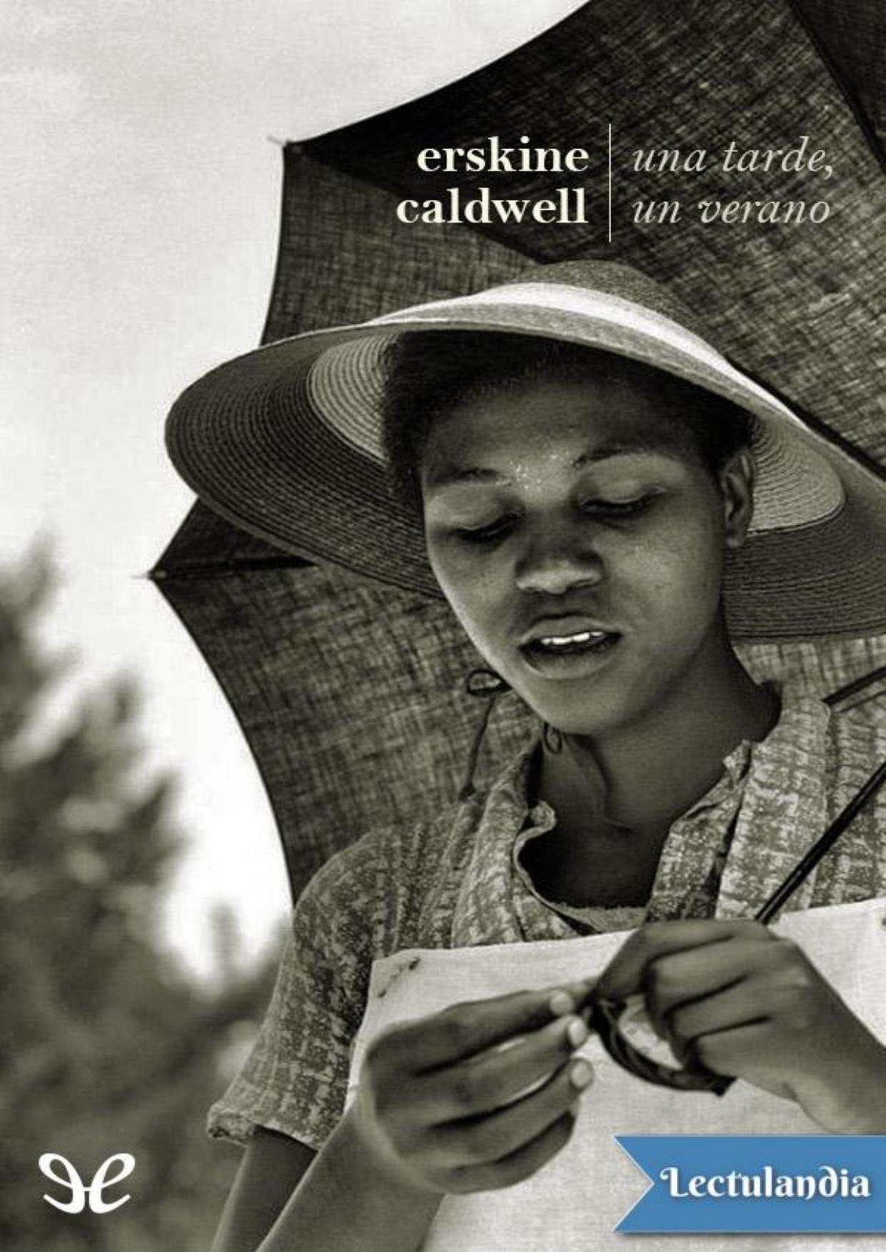 Una tarde, un verano de Erskine Caldwell, portada del libro