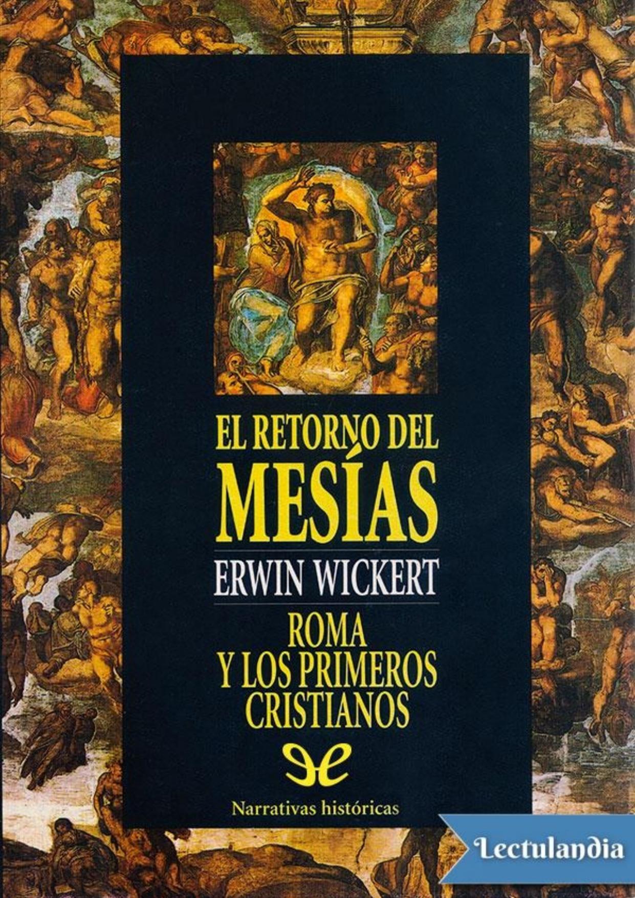 El retorno del Mesías de Erwin Wickert, portada del libro