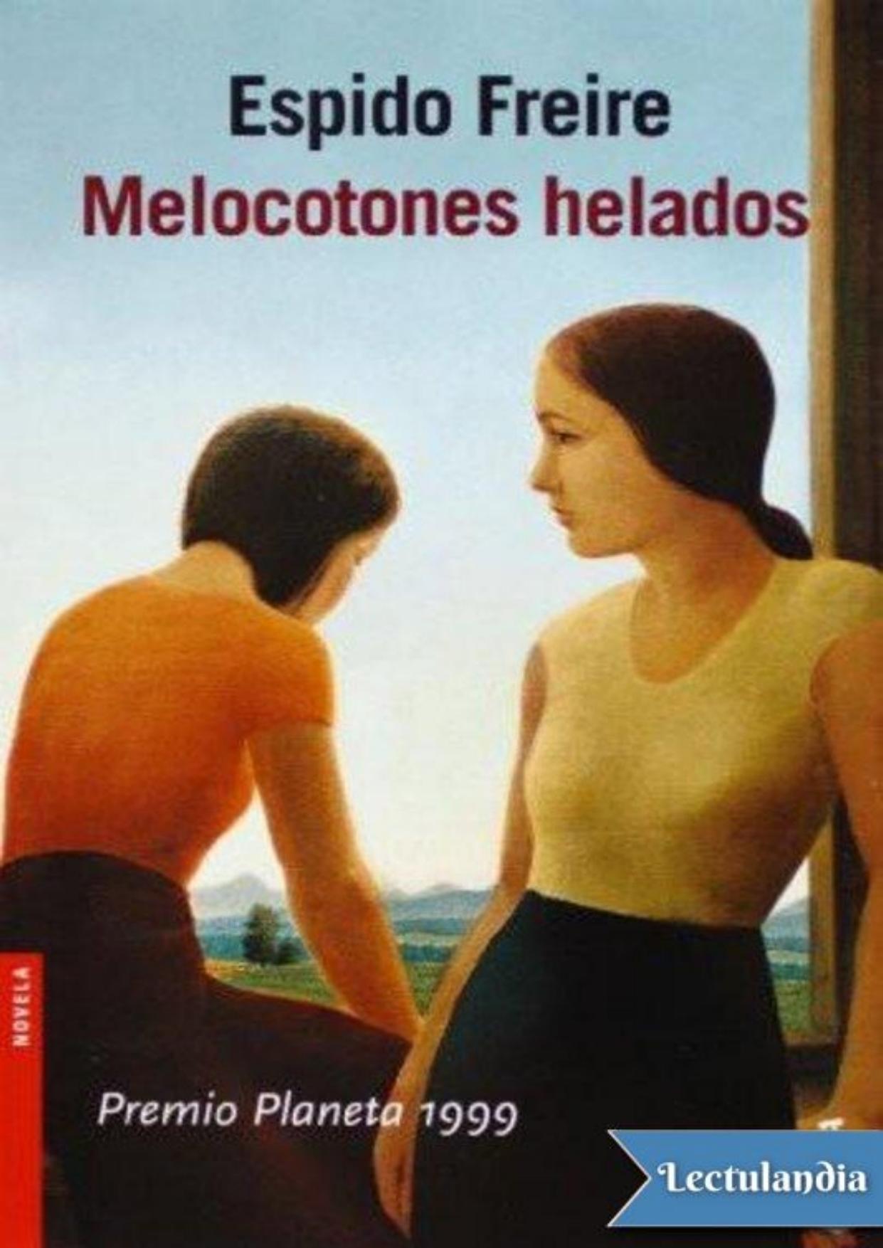 Melocotones helados de Espido Freire, portada del libro