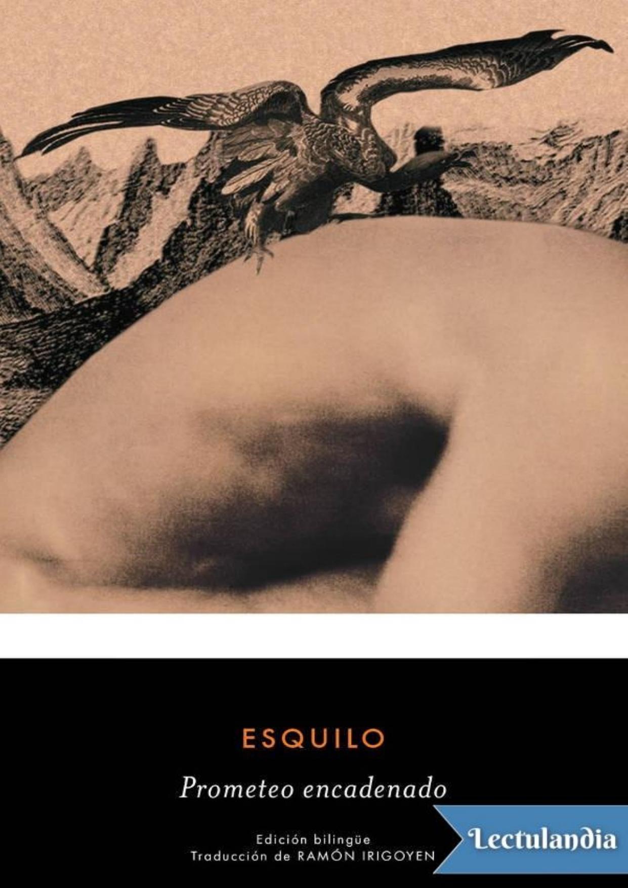 Prometeo encadenado (Bilingüe) de Esquilo, portada del libro