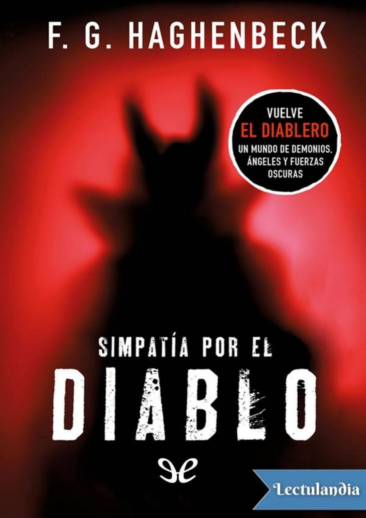 Simpatía por el diablo de F. G. Haghenbeck, portada del libro