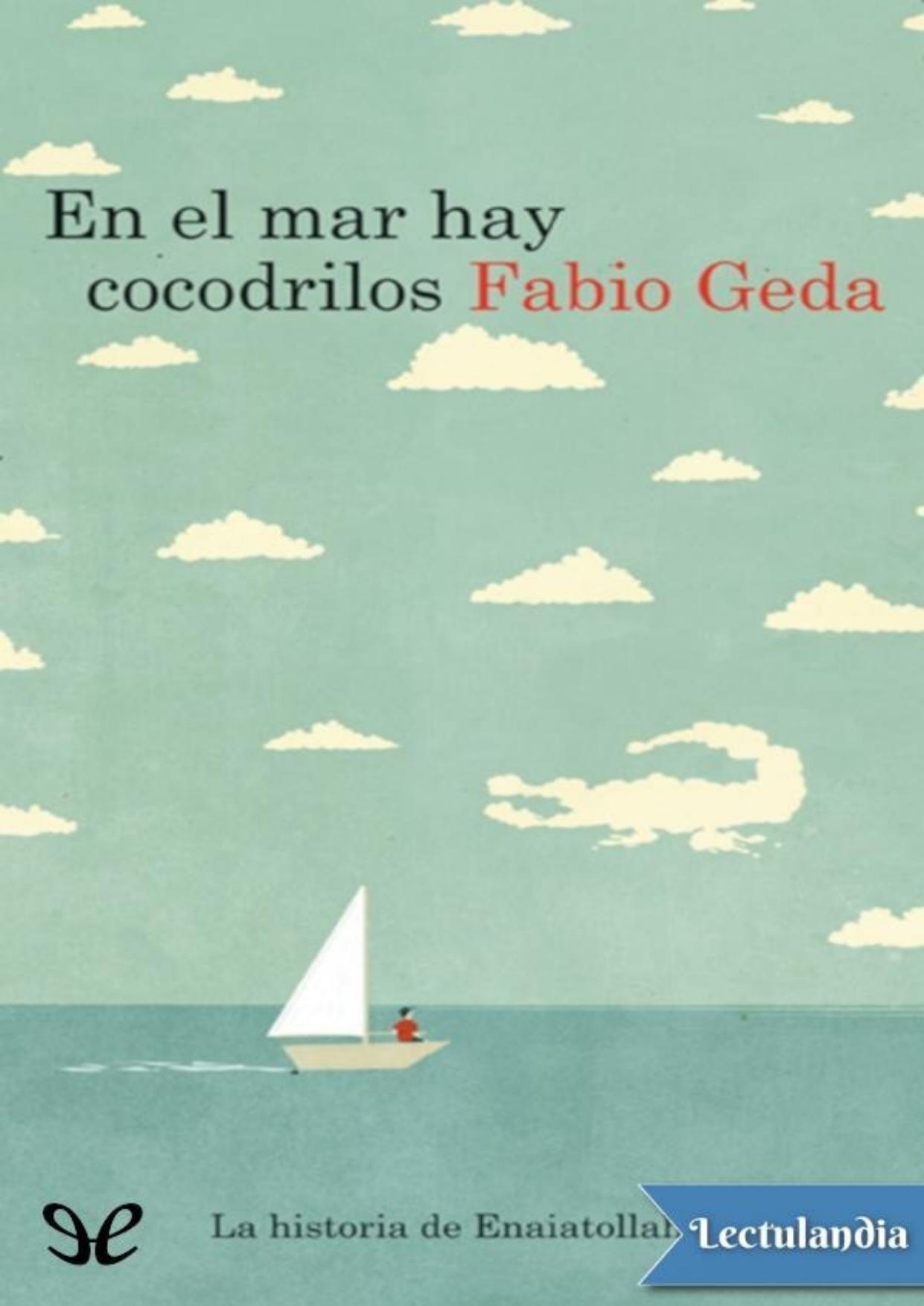 En el mar hay cocodrilos de Fabio Geda, portada del libro