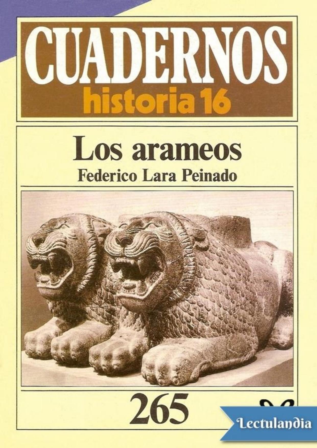 Los arameos de Federico Lara Peinado, portada del libro