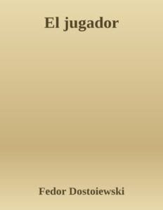 Portada de El jugador