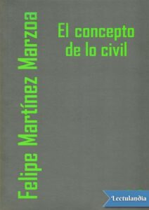 Portada de El concepto de lo civil